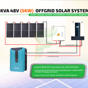 5KVA 48V (5KW) Off Grid Solar System